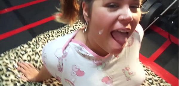  RUBEY REYES IN HER FIRST PORN GETS A FACIAL on MAXXX LOADZ AMATEUR HARDCORE VIDEOS KING of AMATEUR PORN